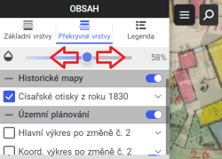 nastavení průhlednosti
